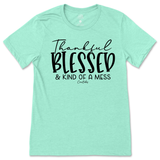 Thankful, Blessed, Kind of a Mess T-Shirt