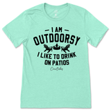 Outdoorsy Drinks On The Patio T-Shirt