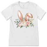 Floral Bunny Ears Easter Shirt