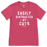 Easily Distracted By Cats T-Shirt