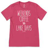 Weekends, Coffee, and Lake Days T-Shirt