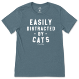 Easily Distracted By Cats T-Shirt