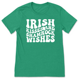 Irish Kisses and Shamrock Wishes Saint Patrick's Day Shirt