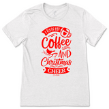 Run On Coffee And Christmas Cheer T-Shirt