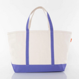 Large Heavyweight Canvas Tote - Violet