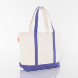 Medium Heavyweight Canvas Tote - Violet