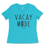 Vacay Mode Ladies V-Neck T-Shirt