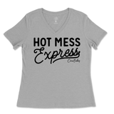 Hot Mess Express Ladies V-Neck T-Shirt