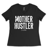 Mother Hustler Ladies V-Neck T-Shirt