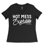 Hot Mess Express Ladies V-Neck T-Shirt