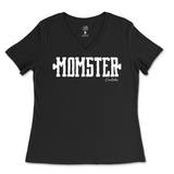 Momster Halloween Ladies V-Neck T-Shirt