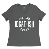 Feeling IDGAFish Today Ladies V-Neck T-Shirt