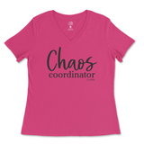 Chaos Coordinator Ladies V-Neck T-Shirt