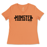 Momster Halloween Ladies V-Neck T-Shirt