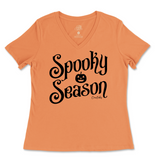 Spooky Season Halloween Ladies V-Neck T-Shirt