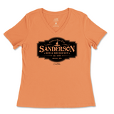 Sanderson Bed and Breakfast Halloween Ladies V-Neck T-Shirt