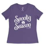 Spooky Season Halloween Ladies V-Neck T-Shirt